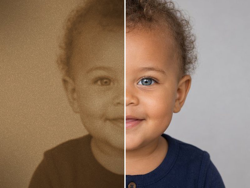 Ultrasound to Baby Photo